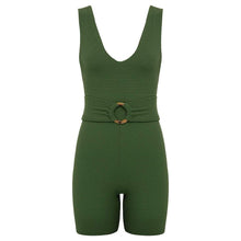 Kim Onesie | Olive Micro Scrunch