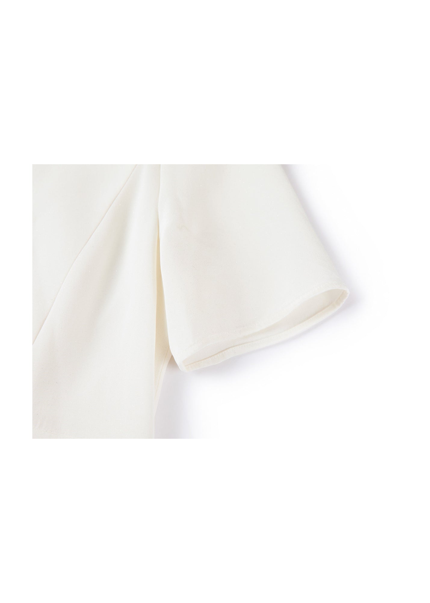 Mulberry Silk Elegant Waist-Defining Dress | White