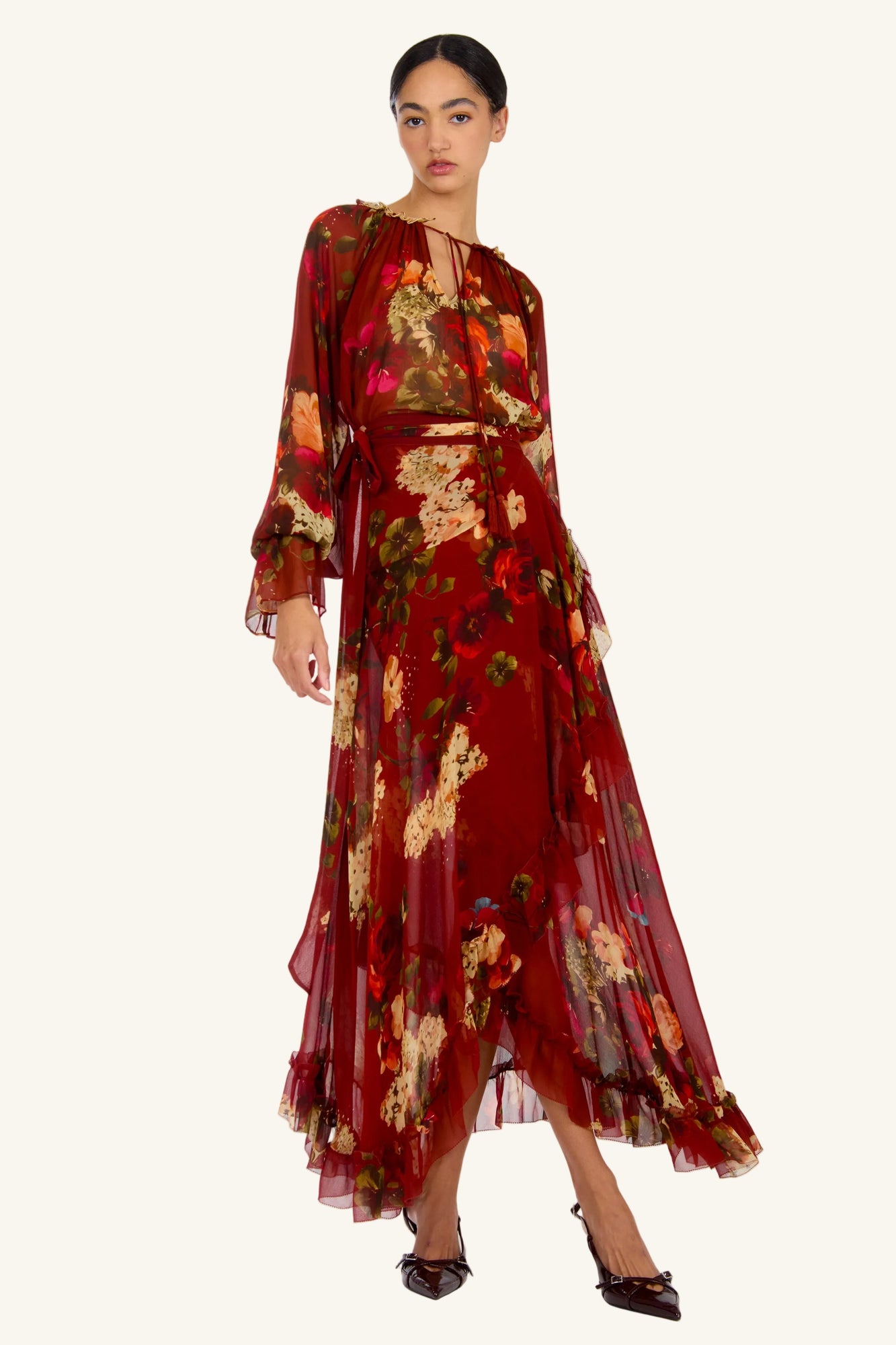 Murray Skirt | Rose Floral