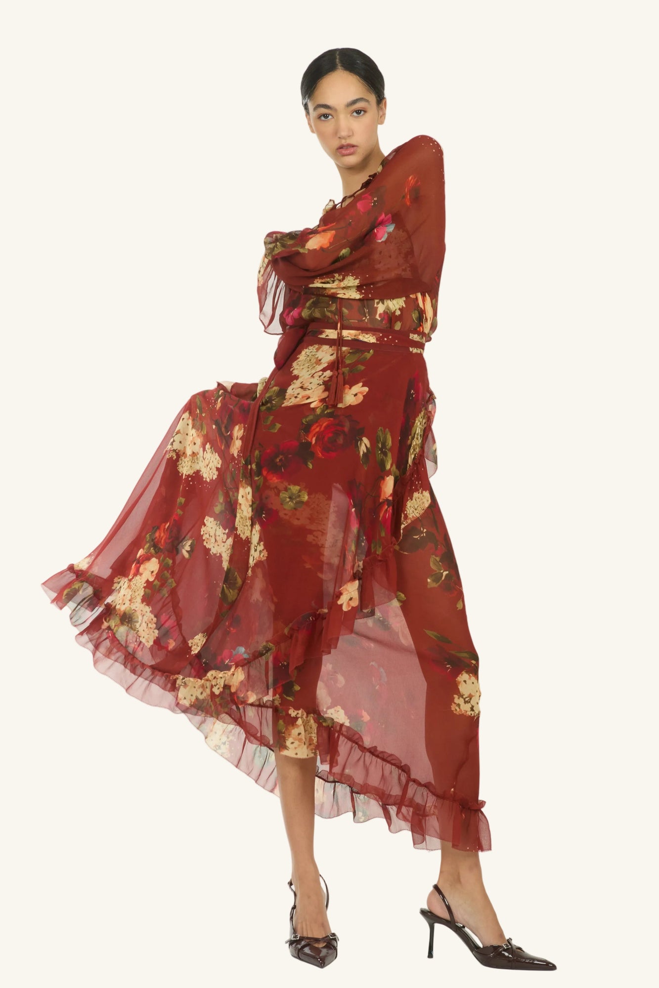 Murray Blouse | Rose Floral