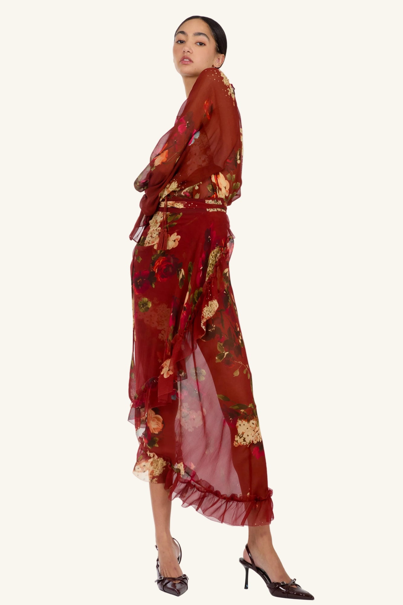 Murray Skirt | Rose Floral