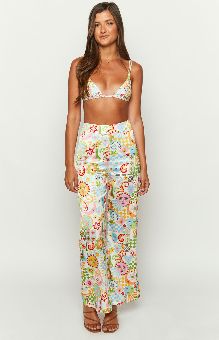 Mykonos Euro Pants | Summer Print