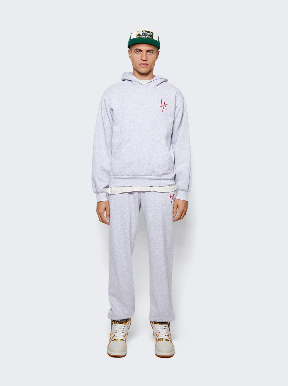 Men | Local Authority | La Slash Fleece Pant | Grey