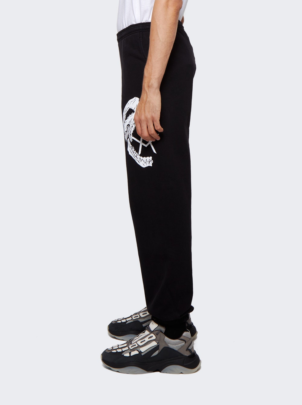 Men | Local Authority | Skull Tour Fleece Pant | Black