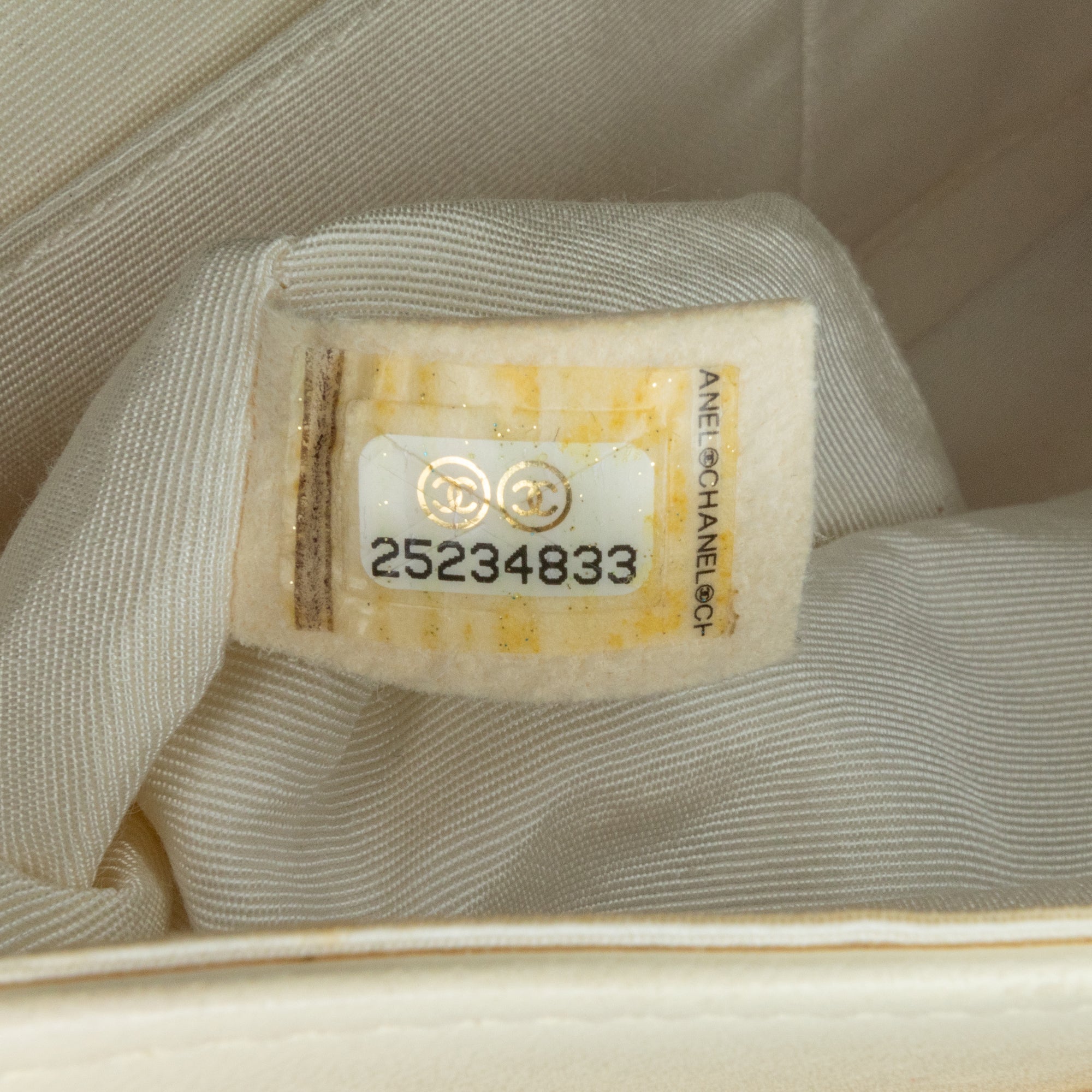 Chanel | Pre-Owned Medium Classic Printed Denim Floral Double Flap | Brown/Light Beige