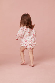 Baby Bloomer with ditsy floral print.