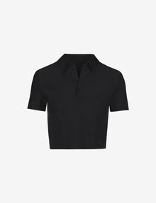 Neoprene Polo Shirt::Black::Main