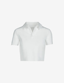 Neoprene Polo Shirt::White::Main