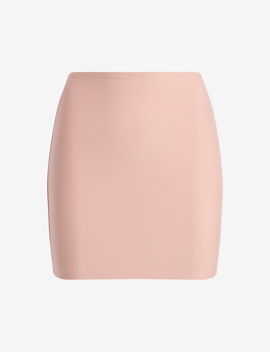 Neoprene Micro-Mini Skirt::Desert Rose::Main