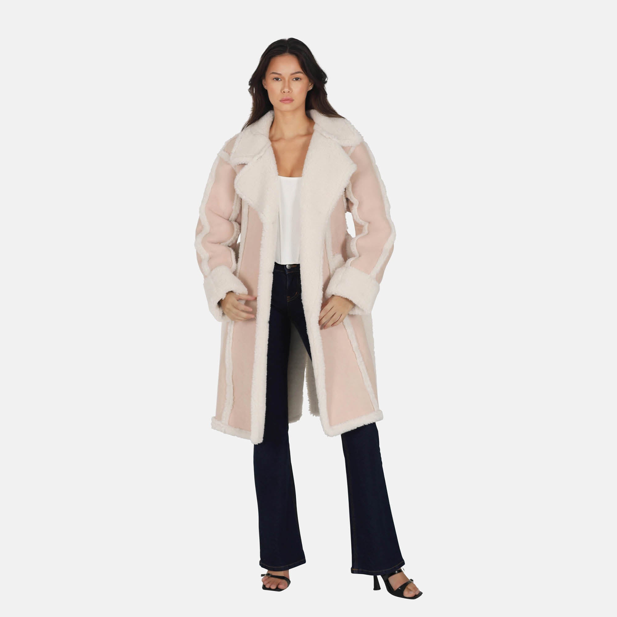 OW Collection NEW YORK Coat Coat 006 - Light Beige