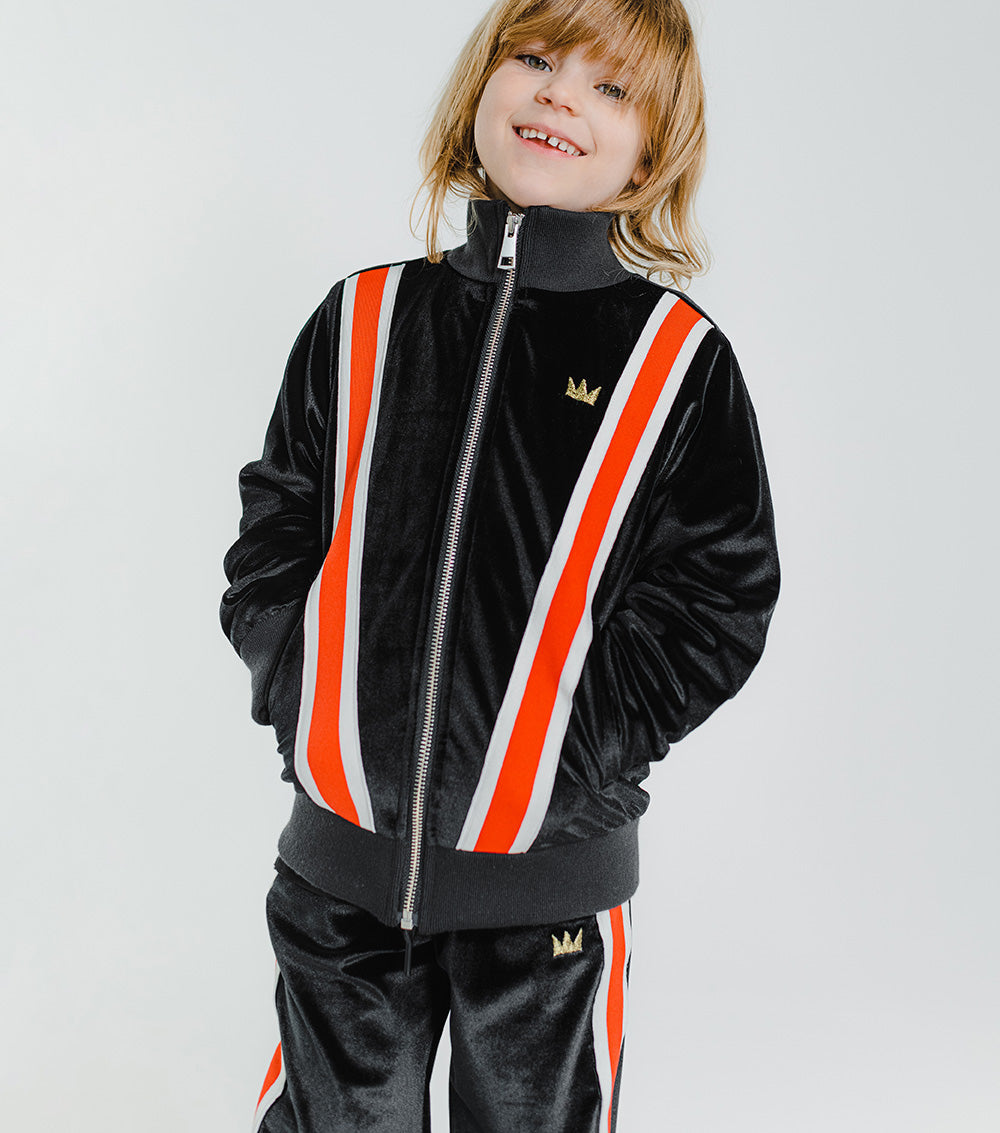 Kid | Disco Velvet Set | Black