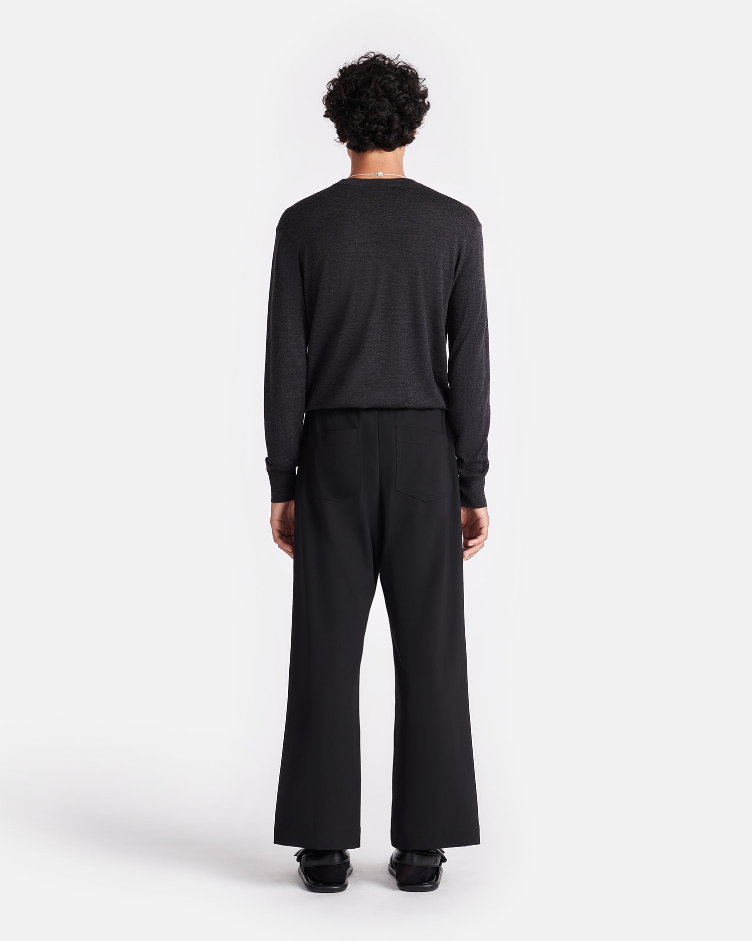 Mens | Arnaud Twill Suiting Pants | Black