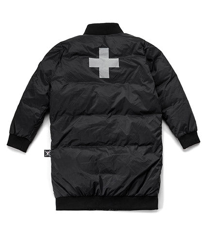 Kid | Down Bomber Coat | Black