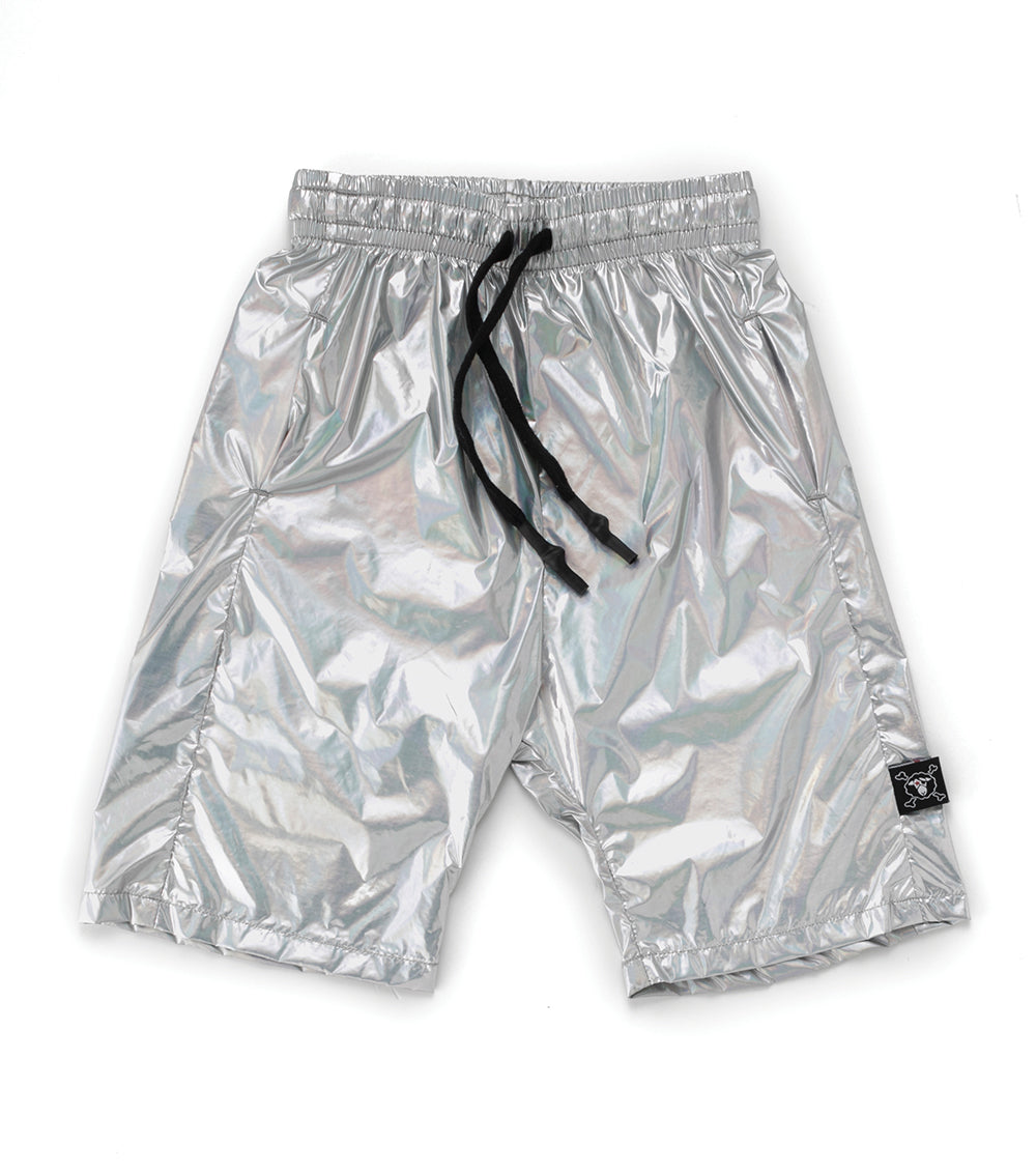Kid | Nylon Shorts | Silver