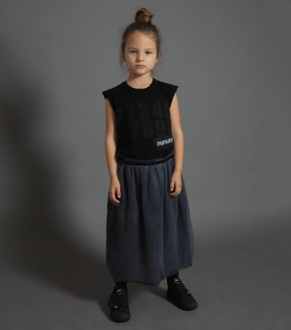 Kid | Tulle Skirt | Dyed Black (V2)