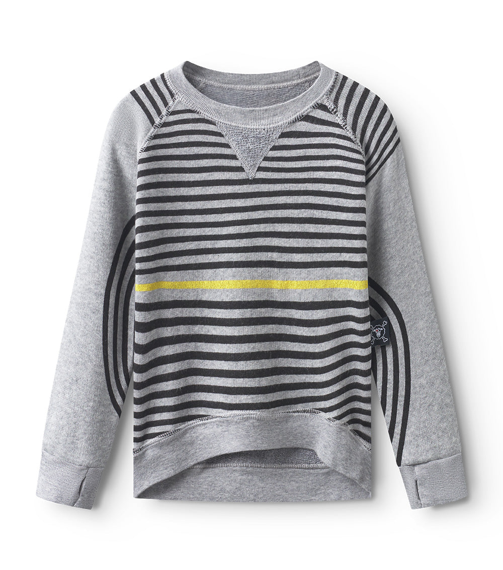 Kid | Spiral Sweatshirt | Heather Grey