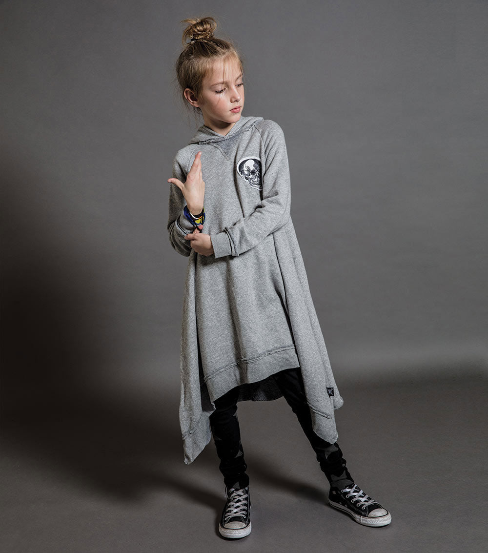 Kid | Hooded Poncho | Black