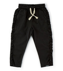 Kid | Ruffled Pants | Black