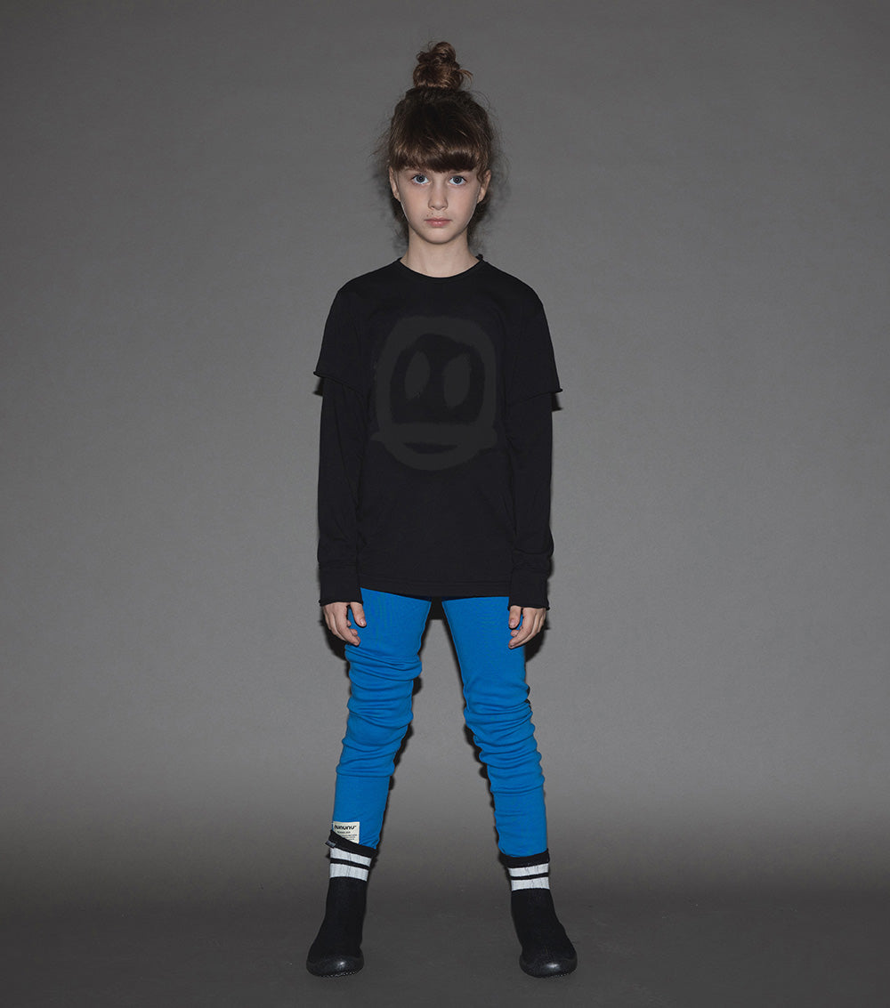 Kid | Sprayed Smile Shirt | Lava Yellow