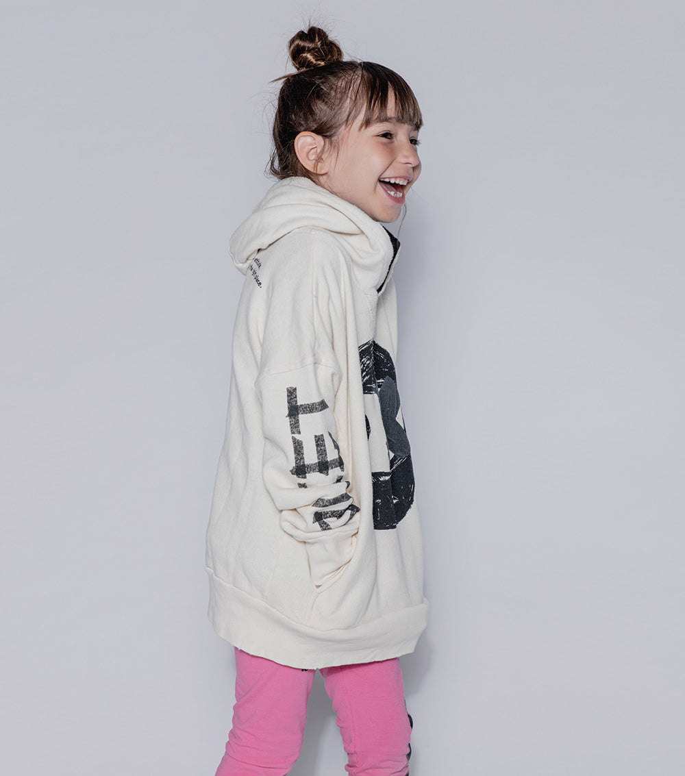 Kid | The Warrior Hoodie | Natural