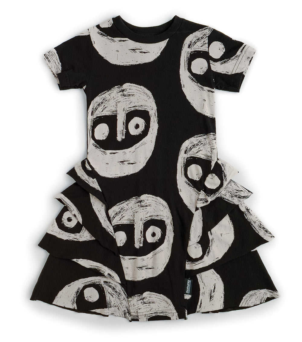 Kid | The Warriors Layered Dress | Black