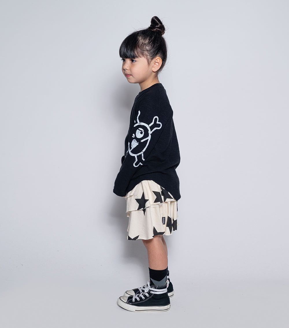 Kid | Peeking Skull Shirt | White