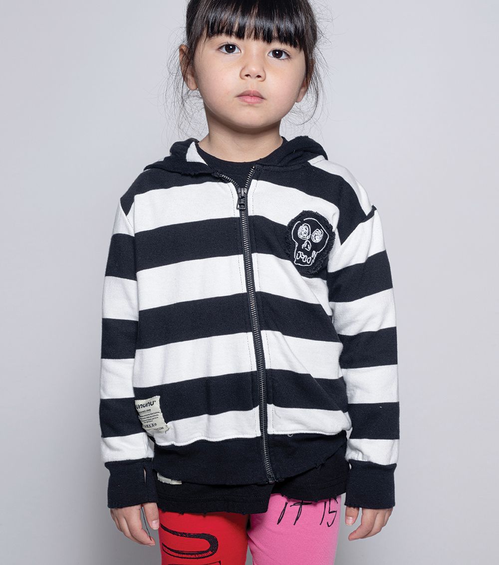 Kid | Striped Zip Hoodie | Stripes