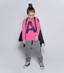 Kid | Nununu Raw Pants | Dyed Grey