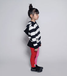 Kid | It Is What It Is Duo Leggings | Hot Pink x Red