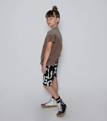 Kid | Gradient Skull T-Shirt | Earth Brown