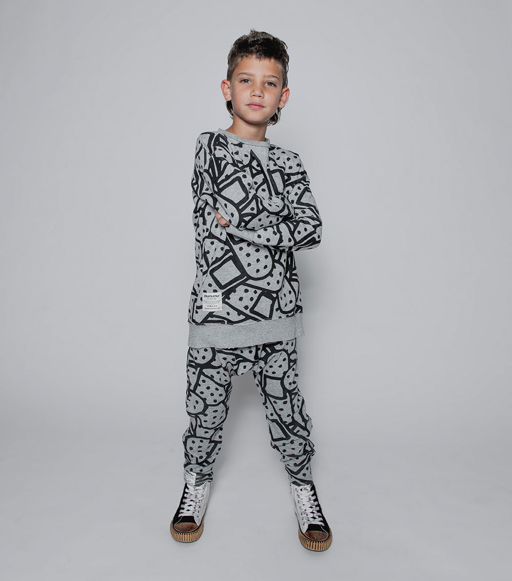 Kid | Bandaid Sweatshirt | Heather Grey