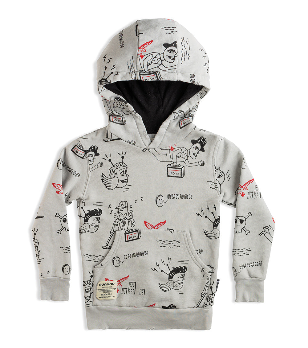 Kid | En Route Hoodie | Ice Grey