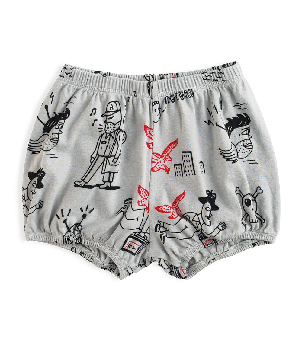Kid | En Route Yoga Shorts | Ice Grey