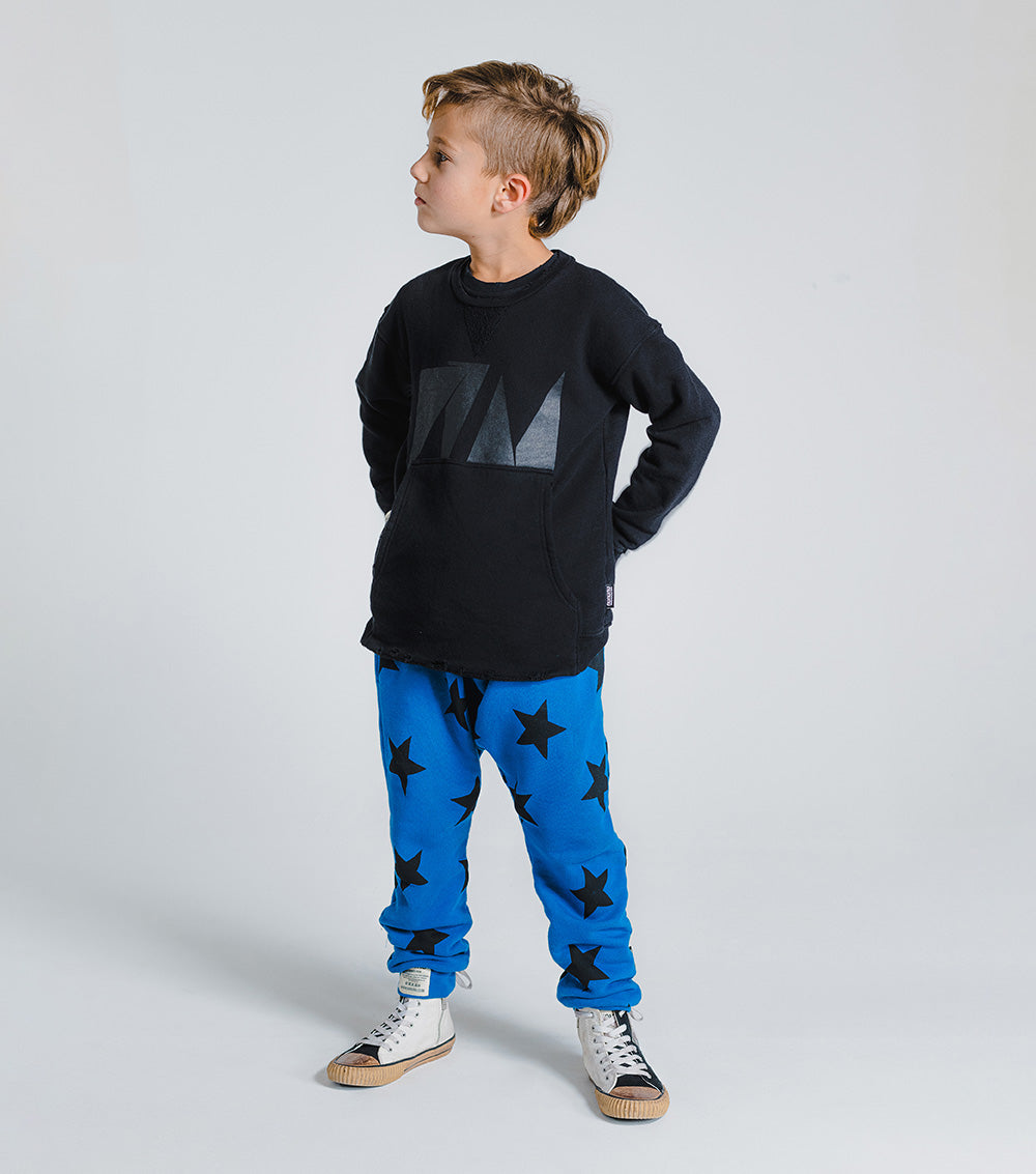 Kid | Nu! Kangaroo Sweatshirt | Black