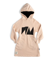 Kid | Nu Hooded Dress | Nude