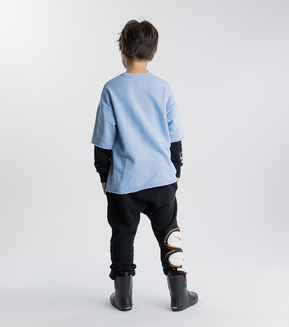 Kid | Dizzy Skull Towfer Sweatshirt | Black