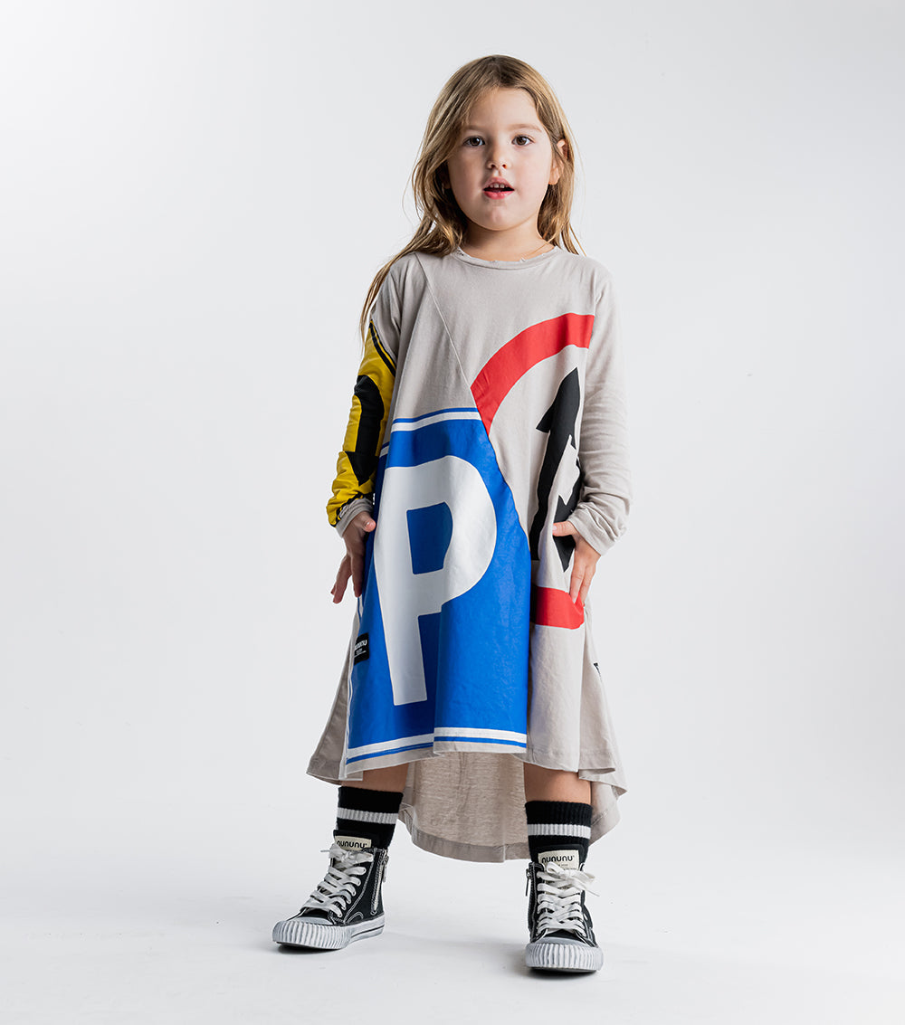 Kid | Nununu Way 360 Dress | Smokey Grey