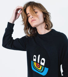 Women | Oversized Sweat Dress | Black