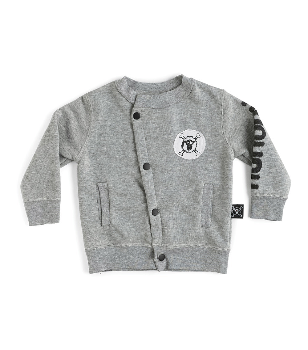 Newborn | Solid Cardigan | Heather Grey