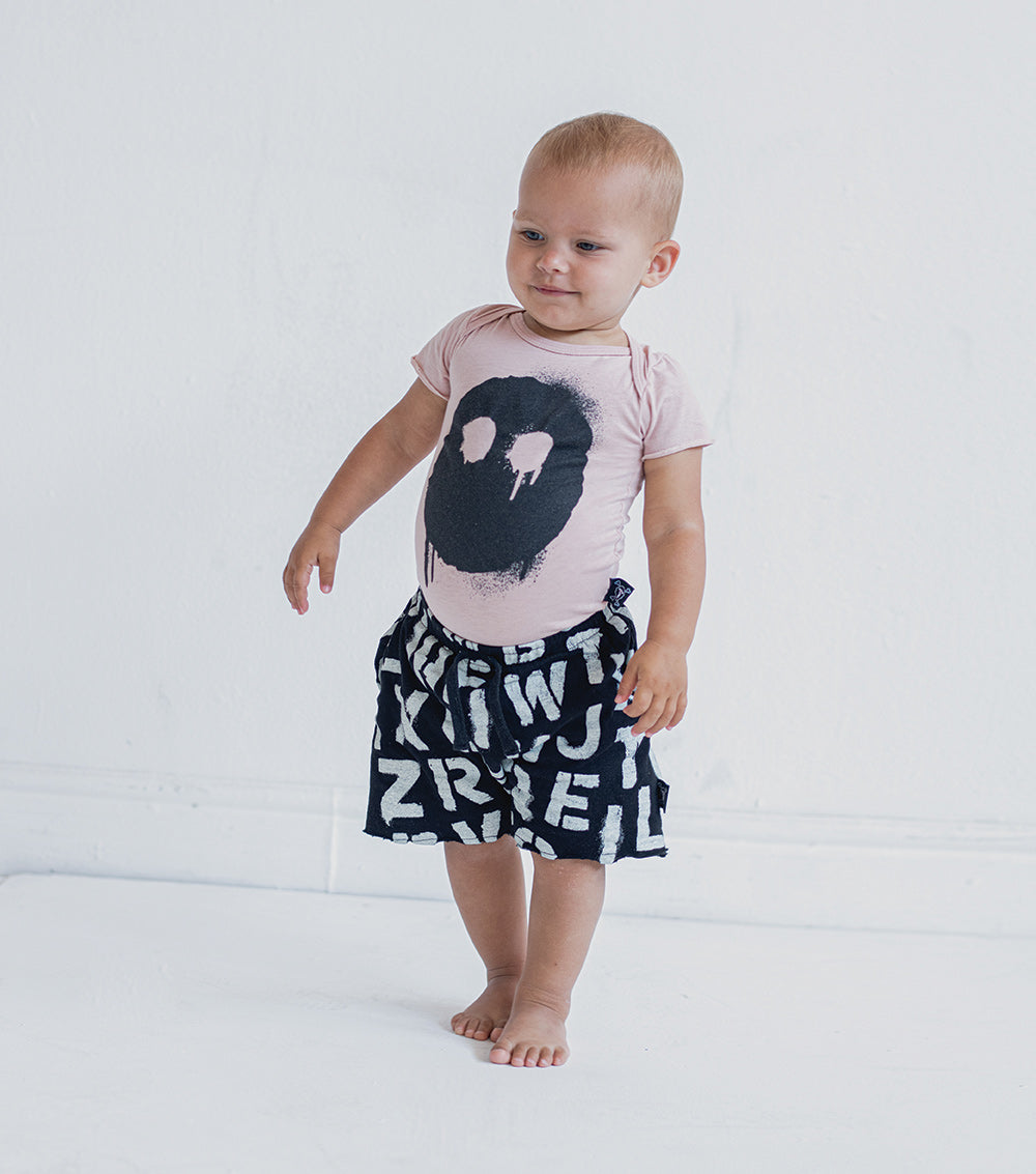 Newborn | Abc Soft Shorts | Earth Brown