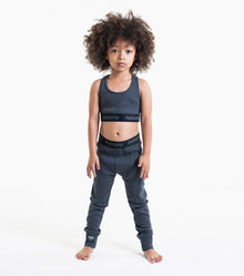 Kid | Racerback Top | Graphite