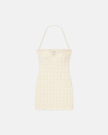 Womens | Jannika Seersucker Tech Linen Mini Dress | Creme