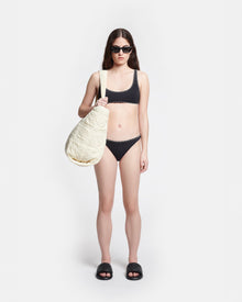 Malti Crochet Bikini Top | Black