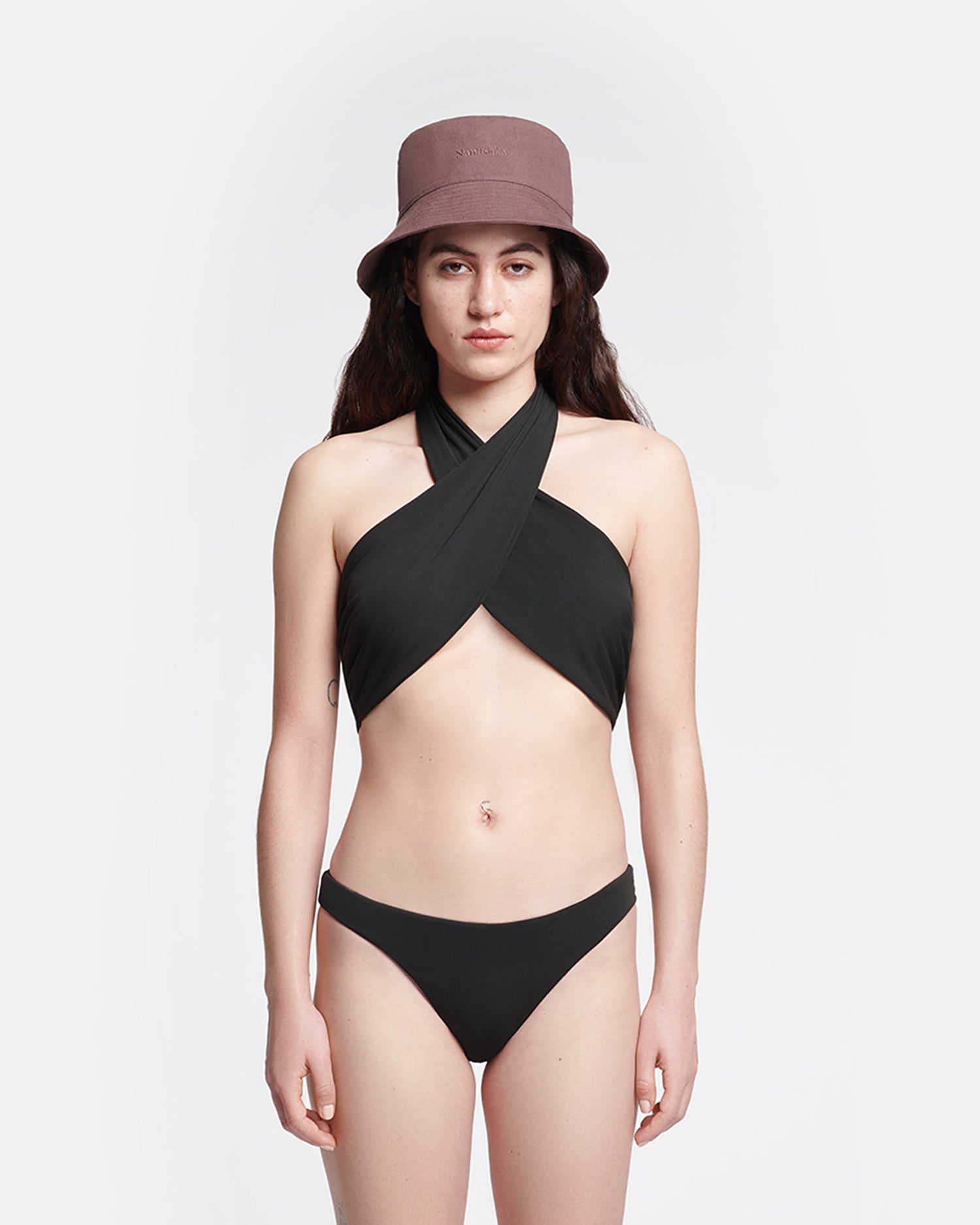 Merve Bikini Bottoms | Anthracite