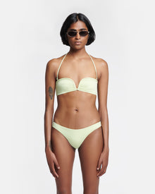 Merve Bikini Bottoms | Shadow Lime