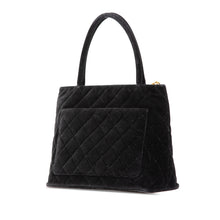 Chanel | Pre-Owned Velvet Medallion Tote | Black