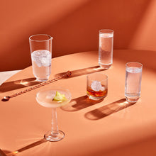 Big Top High Ball Glasses - 11.5 Oz | Clear Crystal | Set of 4