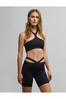 Neoprene Banded Bikeshort | Black