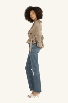 Noelle Blouse | Taupe