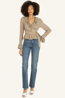 Noelle Blouse | Taupe